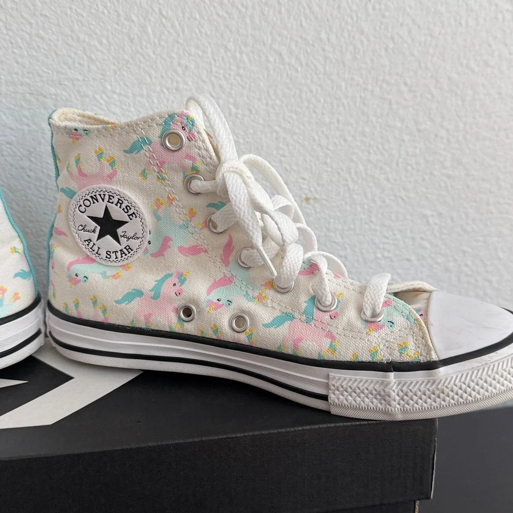 Girls Converse Chuck Taylor Unicorn Shoes